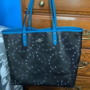Coach reversible constellation city tote